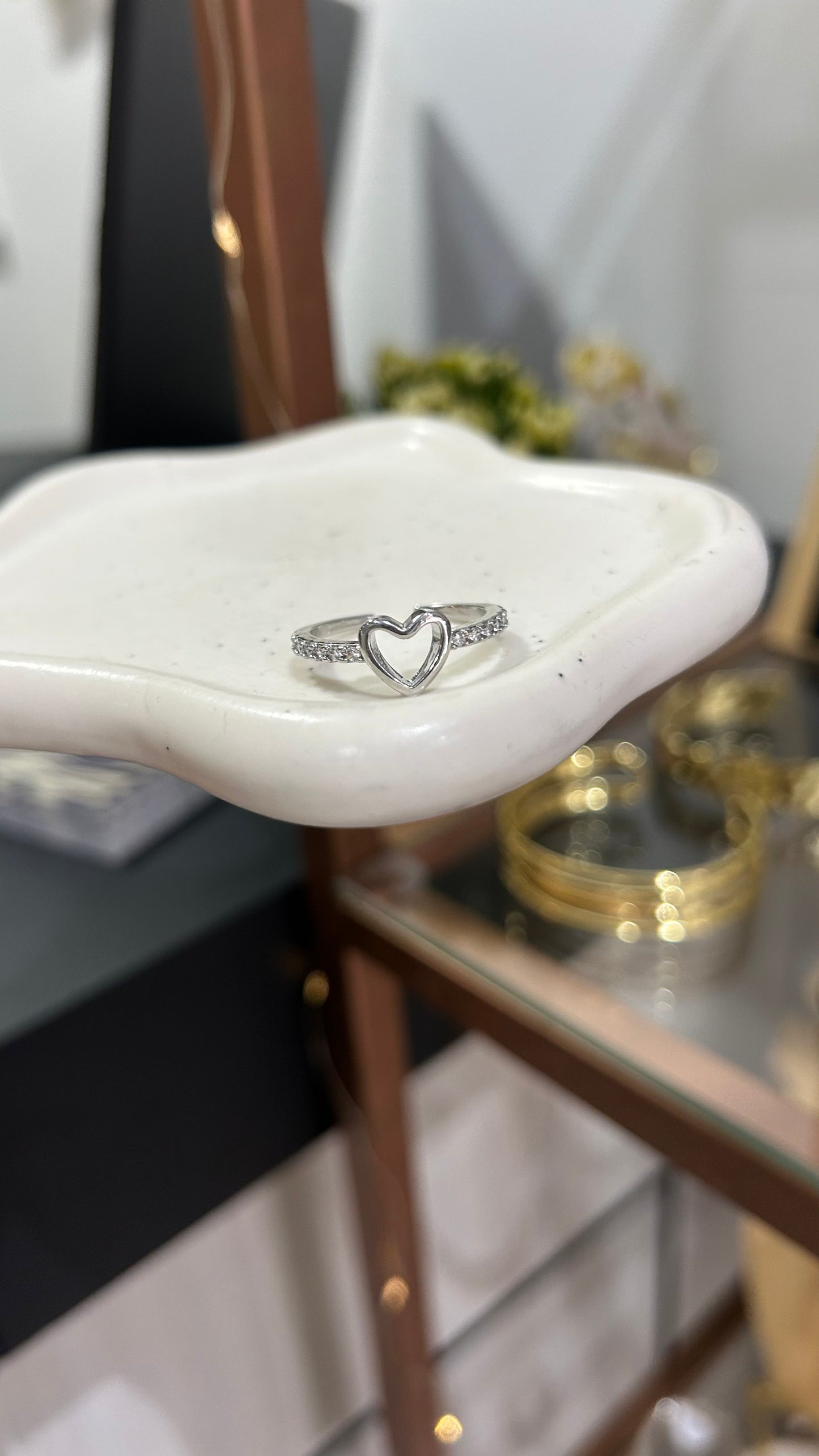 Anillo love ajustable