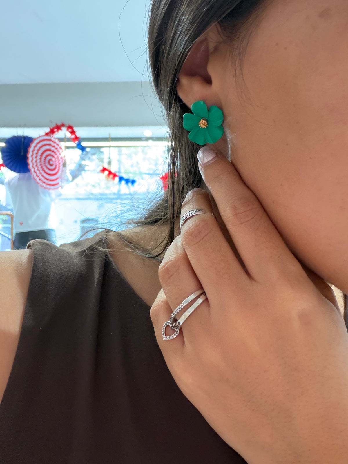 Aros amelie verdes