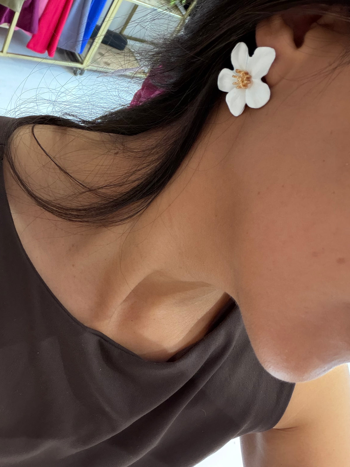 Aros Magnolia blancos