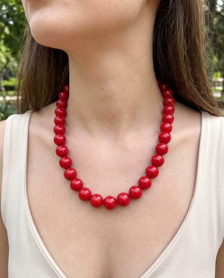 Collar chicle red