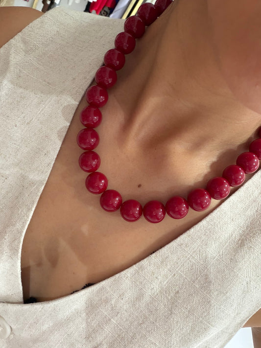 Collar chicle red
