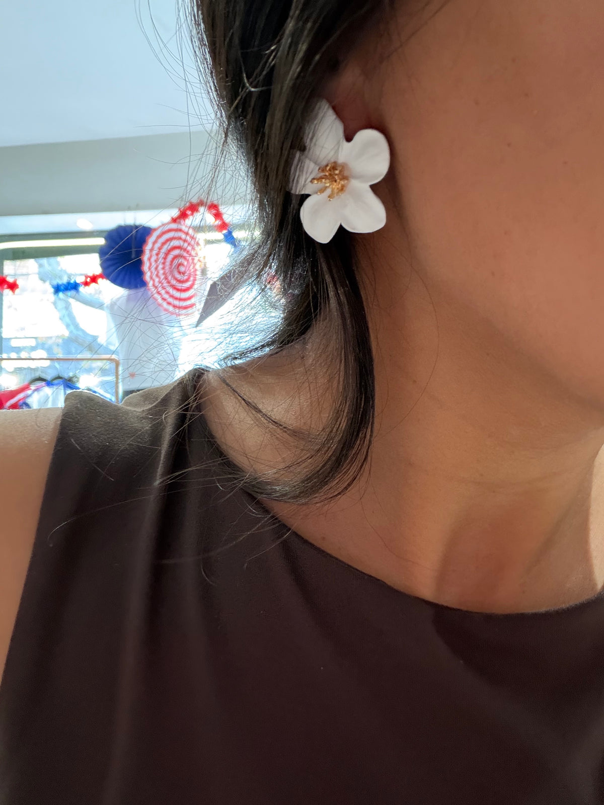 Aros Magnolia blancos