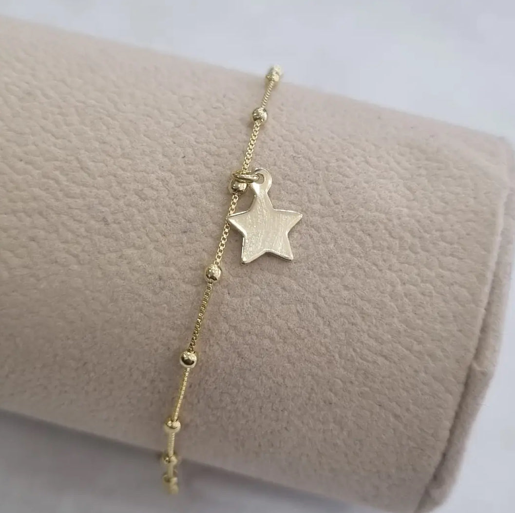 Pulsera estrella gold