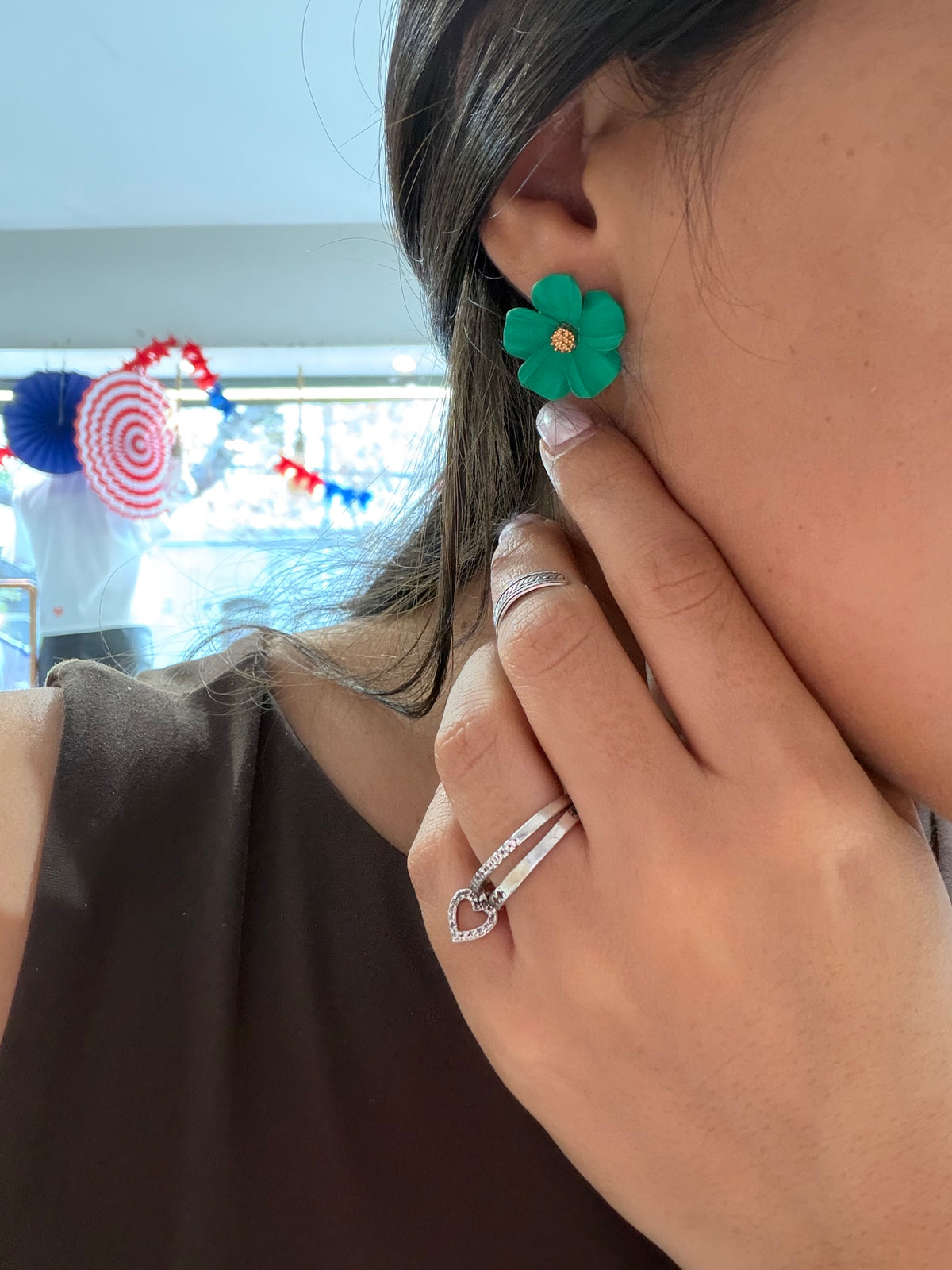 Aros amelie verdes