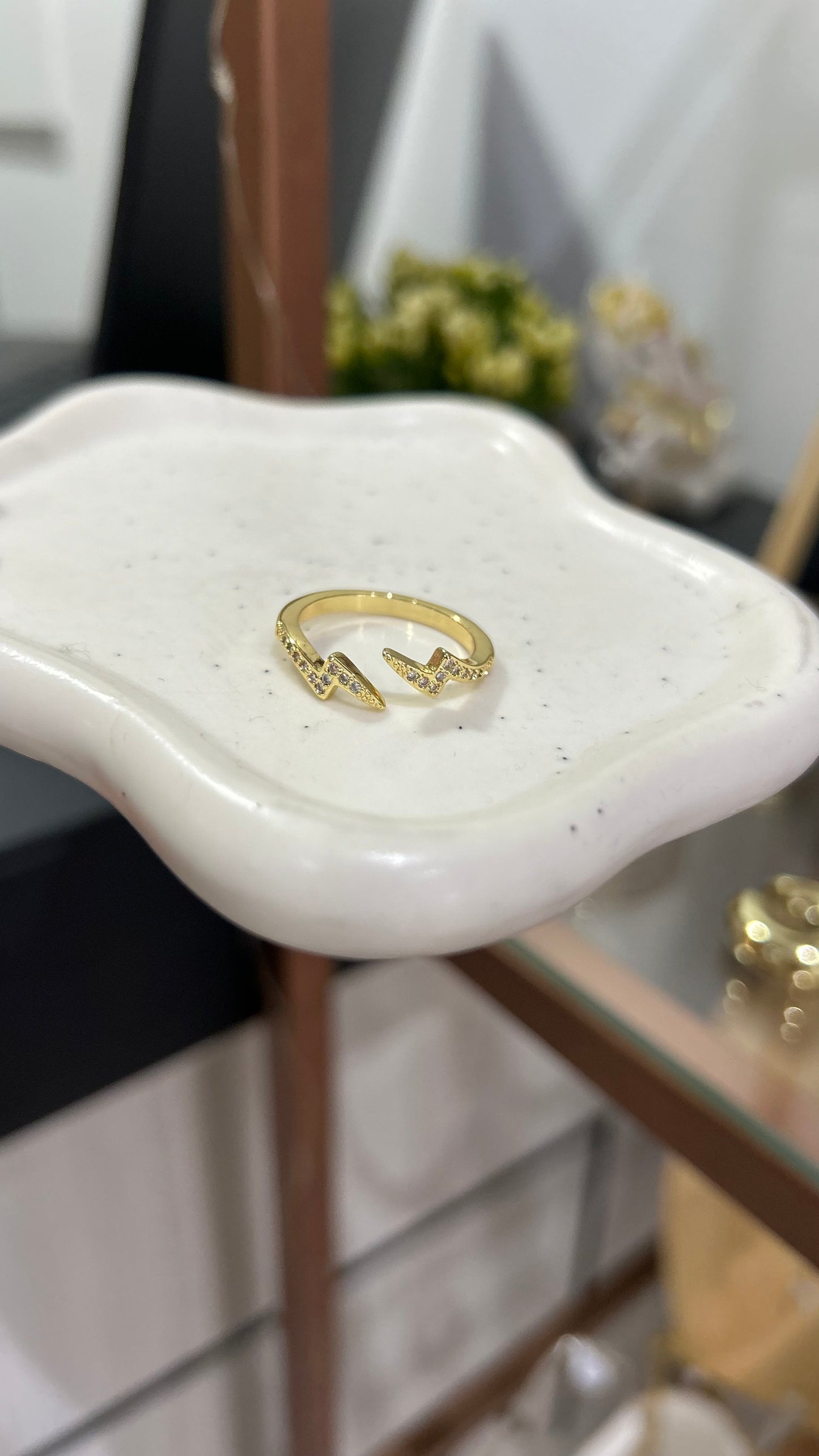 Anillo rayo ajustable