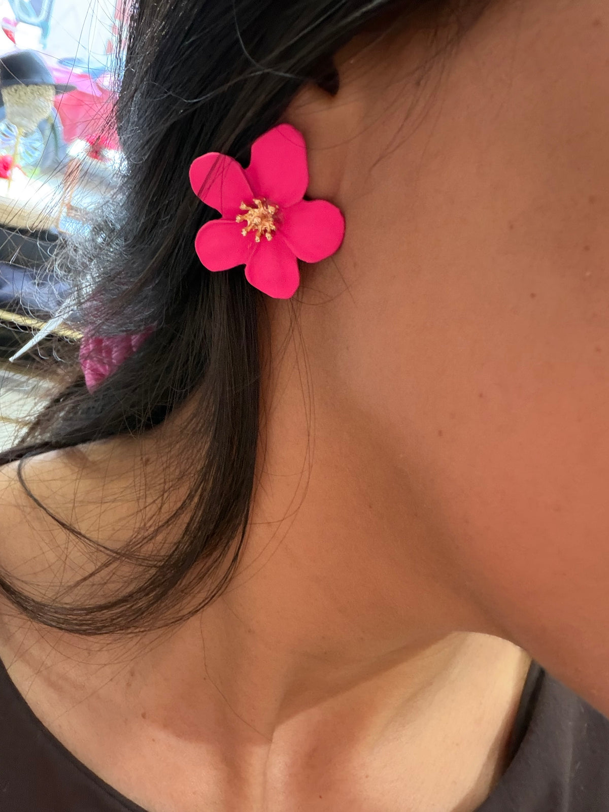 Aros flor Magnolia