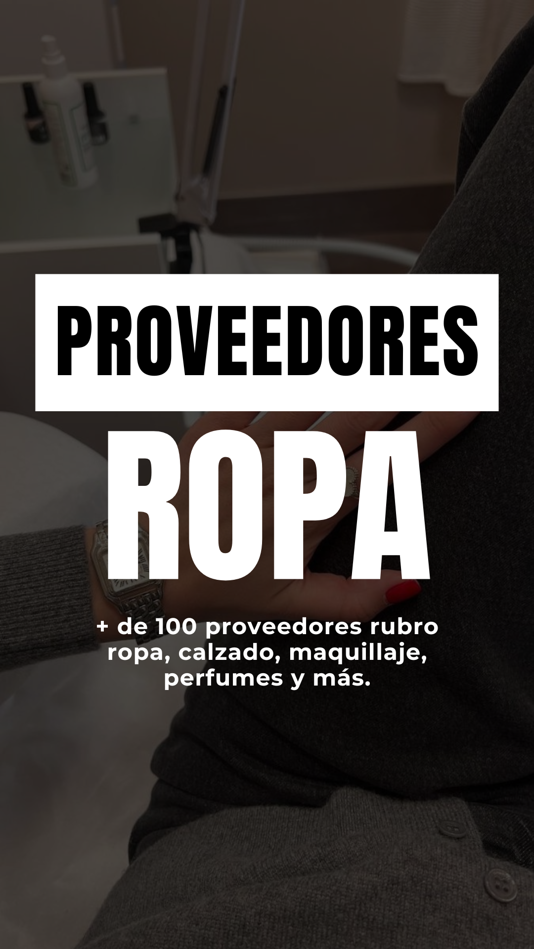 Proveedores de ropa, calzado, maquillaje y más