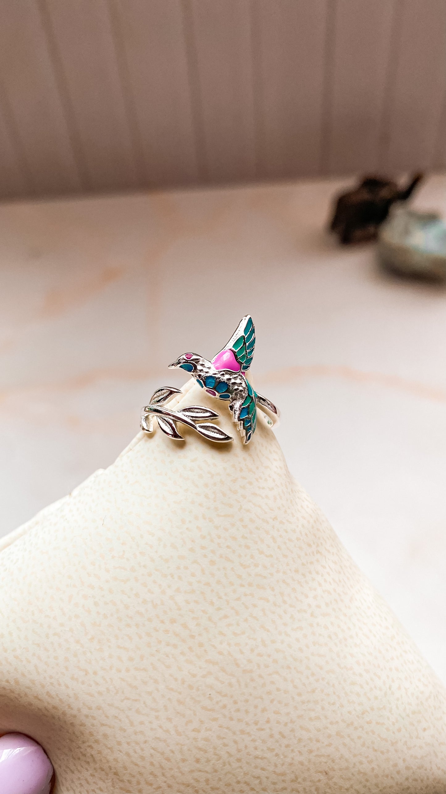 Anillo colibrí ✨